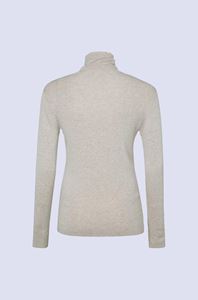 Picture of Fine rib sweater high neckline ls