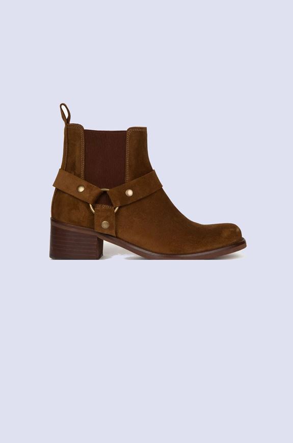 Picture of Erin Harness Suede Boot