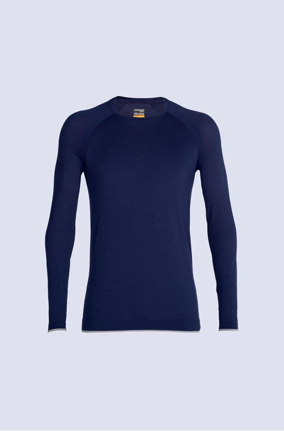 Picture of Men's Merino 200 Zone Seamless Long Sleeve Crewe Thermal Top