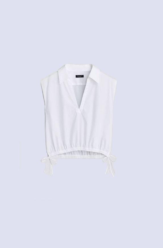 Picture of Fiona Cotton Poplin Sleeveless Top