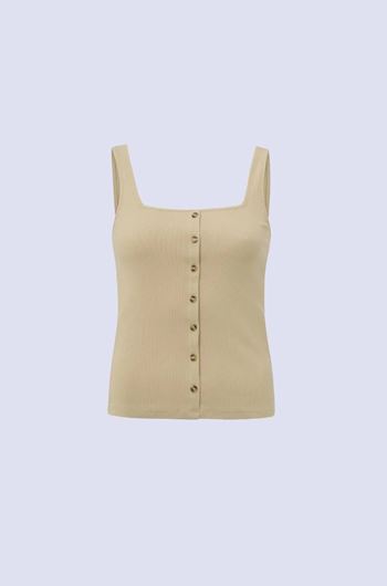Picture of Singlet with square Neck and Buttons