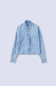 Image sur Cropped Denim Shirt