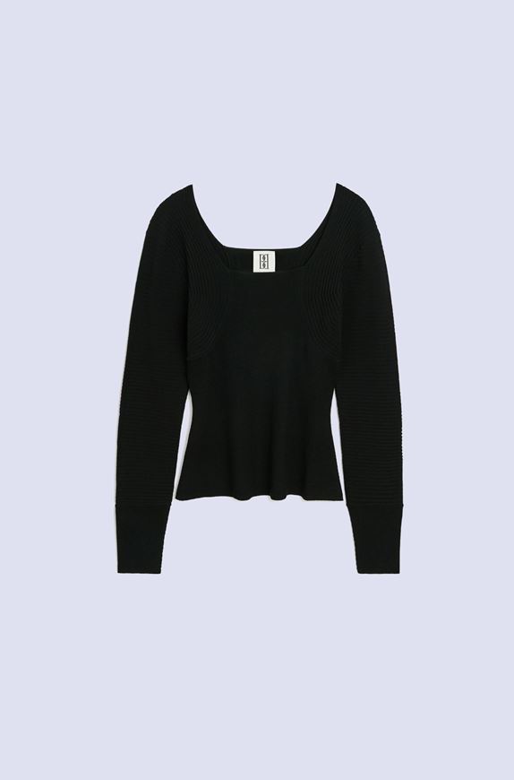 Picture of Laril Ribbed-Knit Top
