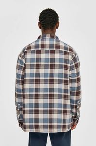 Picture of Checked Loose Fit Padded Overshirt 