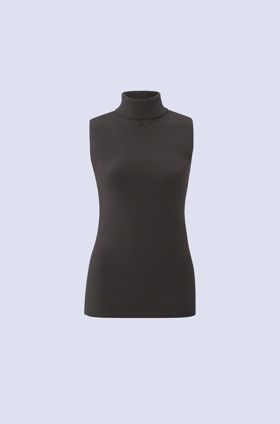 Picture of Sleeveless Sweater with Turtleneck