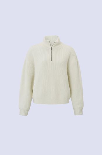 Image de Sweater with Turtleneck with Zip and Long Sleeves