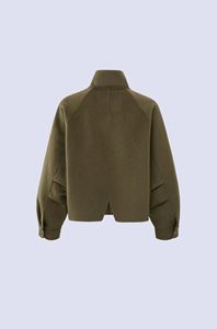 Picture of Soft Jacket with Long Sleeves and Pockets in Wool Mix
