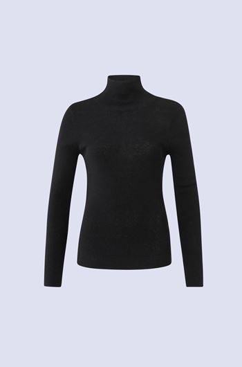 Image de Sweater with Turtleneck, Long Sleeves and Ribbed Details