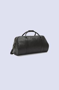 Image sur Hawkesbury Holdall - Cuir pleine fleur noir
