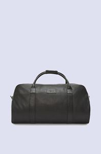 Image sur Hawkesbury Holdall - Cuir pleine fleur noir