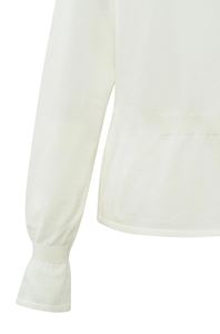 Image sur Sweater with V-neck and long trumpet sleeves