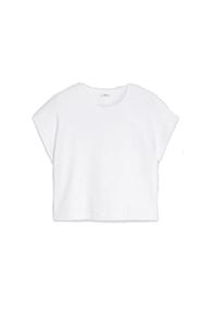 Image sur T-shirt en coton à manches courtes